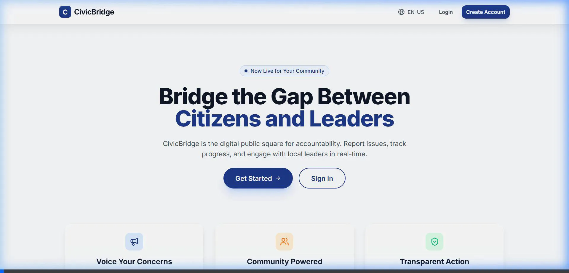 CivicBridge Project Preview